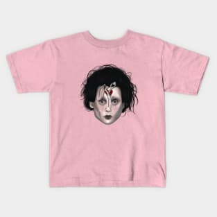 Edward Scissorhands pink Kids T-Shirt
